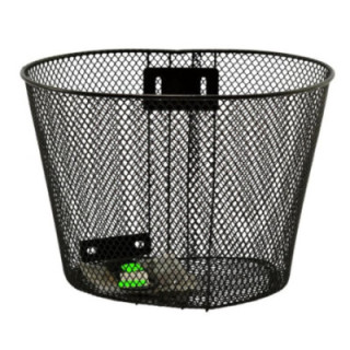 Kosz dziecięcy BMX przód siatka wsporn czarny